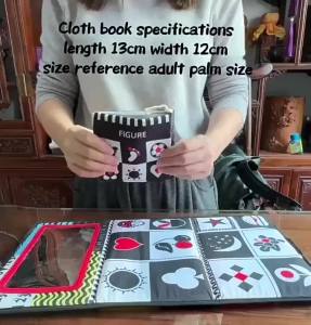 Baby Mirror Tummy Time Toys Black And White For Babies Montessori Development Crawl Toys Contrast Newborn Baby Activity Mirror