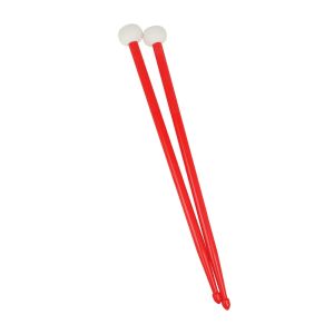 IRIN | 1 Pair Drumsticks Nylon Colourful Drumsticks Multifunctional Double-sided Hammer Drum Timpani Cymbal Hammer Percussion Parts