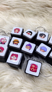 Witty Demon Hunters Fidget Clicker Toys Perfect for Gift Souvenir or Giveaways