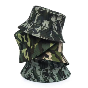 Camouflage Military Summer Outdoor Camping Hat Cap Men Women Bucket Hat Camo