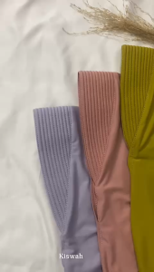 Kiswah - Paket Hemat HIjab Anak Sablon Labubu ( 3 PCS ) HIjab Anak Instan Lembut Nyaman Hijab sablon