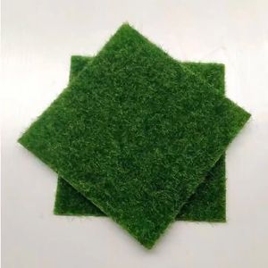 Thảm Cỏ Giả Bằng Nhựa Dùng Để Trang Trí Bể Nuôi Cá Kích Thước 15x15cm và 30x30cm Phụ Kiện Trang Trí Tiểu Cảnh