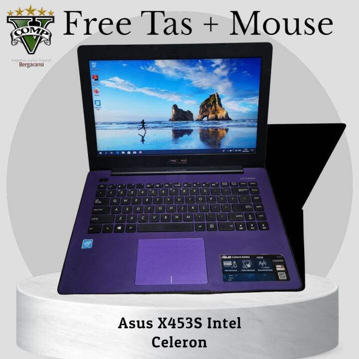 Laptop Asus X453S, Intel Celeron - N3050, Ram 4gb, HDD 500gb, Windows 10  Fullset Full Aplikasi | Lazada Indonesia