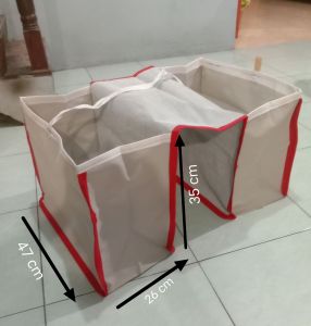 Tas motor keranjang Bronjong obrok/Tas jok motor belakang