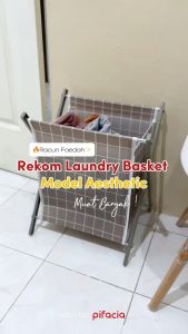 Keranjang Laundry Kotak Lipat Serbaguna Keranjang Tempat Baju Kotor