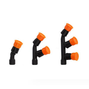 D.S. 1 ชิ้น หัวพ่นยา หัวงอสีส้ม เกลียวทองเหลือง เครื่องมือทำสวน Spray Nozzle
