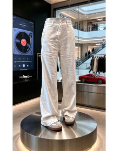 White Tencel Linen Loose Wide Leg Pants