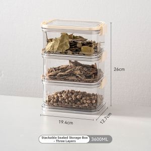 MOLORE | Portable Airtight Moisture-Proof Storable Food Grade Spices Storage Box