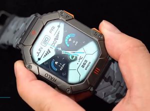 นาฬิกาอัจฉริยะหน้าจอสัมผัส IPS HD 2.0นิ้วพร้อมระบบชาร์จแม่เหล็กแบตเตอรี่650MAh และ IP67กันน้ำ