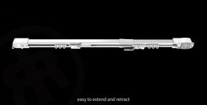 Smart Curtain Track Motorized Extendable DIY 2.2m - 4m (1 Piece Extend and Lock) Tuya Compatible