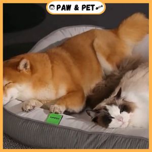 Pet Cat Dog Bed Comfortable Round Kimpet Bed Scratch Resistant Quality Soft Cushion Pet Bed