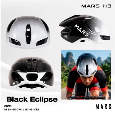 ล็อตใหม่! หมวก Mars H3 หมวกกันน็อคจักรยาน มาพร้อมระบบระบายอากาศ 10 ช่อง สายรัดแม่เหล็กสุดสะดวก