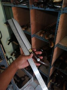 pisau daging super tajam baja per