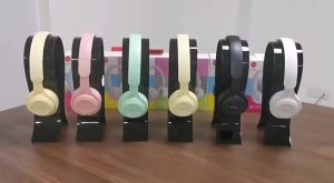Y08 Wireless Bluetooth Headphone Macaron Headphones Stereo Headband Gaming Headset with Mic Gamer Girl Gift for Mobile Tablet