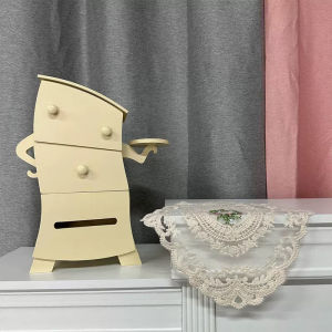 Christmas Gift New Year Lucky Gift Valentines Day Gift Solid Wood Desktop Fork Waist Cabinet for Best Friend Girlfriend