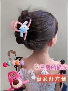 Kids Cartoon Hair Clip 🎀 儿童卡通抓夹 Klip Cakar Rambut Comel Manis Aksesori Rambut Bun Wanita Cute Hair Claw Hair Pin Hair Accessories