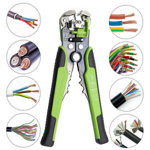 Professional Electrician Wire Tool Cable Wire Stripper Cutter Crimper Automatic Crimping Stripping Pliers Hand Tools Cutting