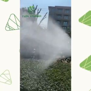 BÉC XỊT VÒI XỊT LOA ĐEN XOÁY MẶT INOX TAIWAN CAO CẤP TUỚI CÂY PHUN THUỐC CÓ THỂ CHỈNH PHUN SƯƠNG TO NHỎ LOẠI TỐT