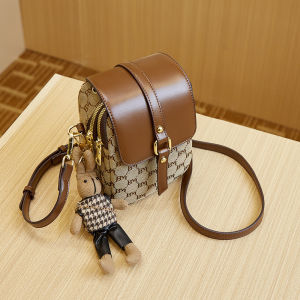 BYUELUN | Retro Stylish Layered Crossbody Bag Mobile Phone Pouch