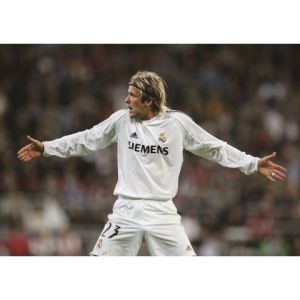 Beckham Classic Retro Poster Self Adhesive Bedroom Wall Art Dormitory Room Decor Modern Minimalist Metal Framed Single Piece