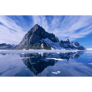 Modern Minimalist Ice Mountain Decorative Painting Living Room Self Adhesive Background Artwork Landscape Feng Shui Wall Decal