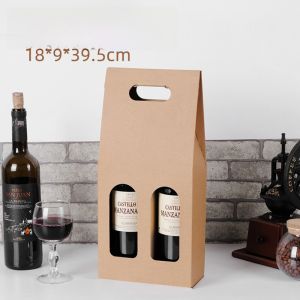 Túi Đựng Rượu Vang Bằng Giấy Kraft Cầm Tay Túi Đựng Quà Tặng Túi Đựng Rượu Vang Túi Đựng Một Chai Và Hai Chai Túi Đựng Rượu Vang Cao Cấp
