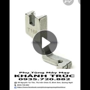 [moi] Chân vịt may dây kéo giọt nước - giọt lệ tiêu ẩn máy may 1kim công nghiệp