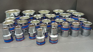 KING TONY ลูกบล็อกสั้น 1/2"(4หุน) 6 เหลี่ยม เบอร์ 8 -46 มม. (MADE IN TAIWAN) แท้ 100% แยกเบอร์ขาย