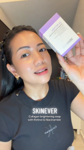 SKINEVER 3A Retinol Collagen Brightening Soap Gentle Cleanse Firming Smooth & Radiant Skin for Mature Skin 100G
