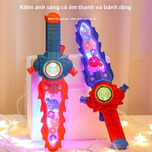 Glittering Plastic Sword Toy Multicolor Light Sound Boys