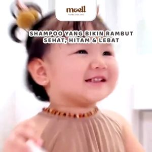 Moell Bubbles Shampo Penumbuh Rambut Bayi New Born Perawatan Kulit Kepala BPOM Halal Bandung