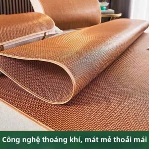 TEKANAI | Foldable Cooling Bamboo Mat Washable For AC Room Summer Use