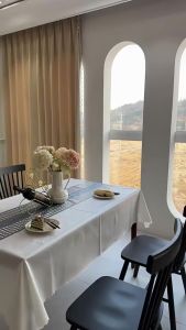 4-6-8-10 Seats Rectangular Print Table Mat PVC Waterproof Oil Proof Table Cloth Household Home Dining Room Tablecover