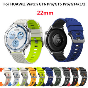 Silicone Strap for Huawei GT 6 46mm Ultimate Buds Watch 4 GT5 GT 4 3 2 Band 22mm