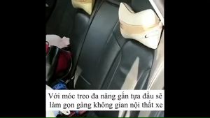 Móc Treo Đồ Ô Tô Chữ S Gài Sau Ghế Bản To Nhựa ABS Cao Cấp An Toàn Tiện Lợi.