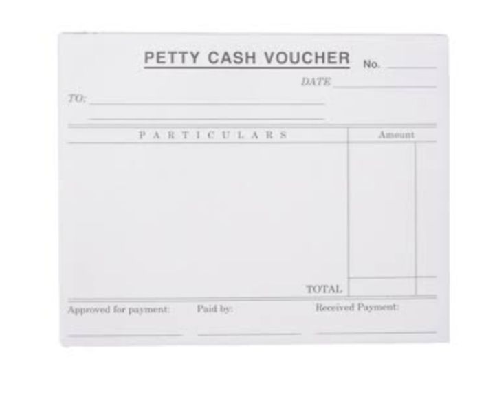 Petty Cash Voucher - 10 booklet | Lazada PH