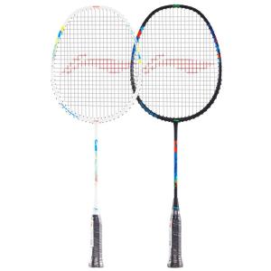 Li-Ning | Ultra-light Beginners Kids Carbon Fiber Badminton Racket 6-12 Years