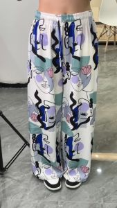 fat Women pants casual high waist wide leg comfortable plus size loose pants counter quality girls long pants fashion