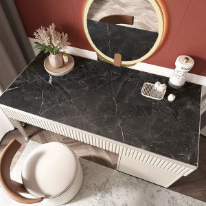 LEKEN | Marble Pattern Water-Resistant Oil-Resistant No-Wash PVC Table Pad