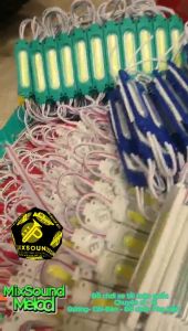 Dây 10  bóng led  hắt gầm dẹt dán trang trí xe ô tô xe tải đầu kéo đủ màu siêu sángdễ lắp đặt 12v-24v