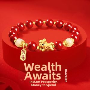 Lucky Birth Year Gift Bracelet For Her Valentines Day Present