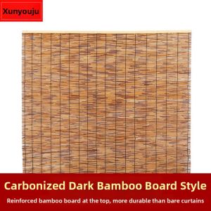 Bamboo Straw Screen Decorative Privacy Curtain