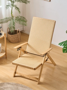 Bamboo Premium Folding Chair Leisure Chair Lazy People Can Lie And Sit Dual-Purpose Lounge Chair Bedroom Living Room