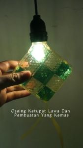 6.5MTR X 10 Lampu Ketupat Besar Wayar Kalis Air Waterproof String Light Lampu Raya Lampu Ketupat Patio Ramadan Light