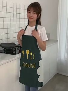 Celemek Memasak Grosir Celemek Tahan Air Celemek Barista Fashion Celemek Dapur Saku Pria dan Wanita