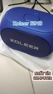 Loa bluetooth 2 bass KOLEER S918 công suất 5W kết nối siêu xa 15m - chức năng FM/ USB/ Thẻ nhớ/ AUX/ thoại rãnh tay (màu ngẫu nhiên) Nhất Tín Computer