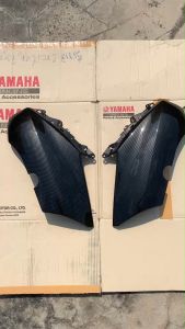 ฝาครอบไฟหน้า (ซ้าย-ขวา) YAMAHA X-MAX ครอบไฟหน้า ลายเคฟล่า  อะไหล่แท้ศุนย์ รหัสสินค้า B74-F8351-00 B74-F8377-00
