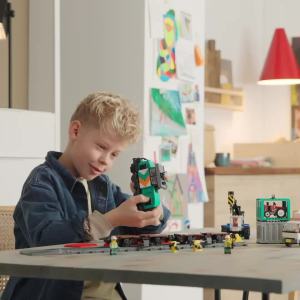 LEGO City 60509 Harbour Freight Train with Crane & Truck (803 Pieces)