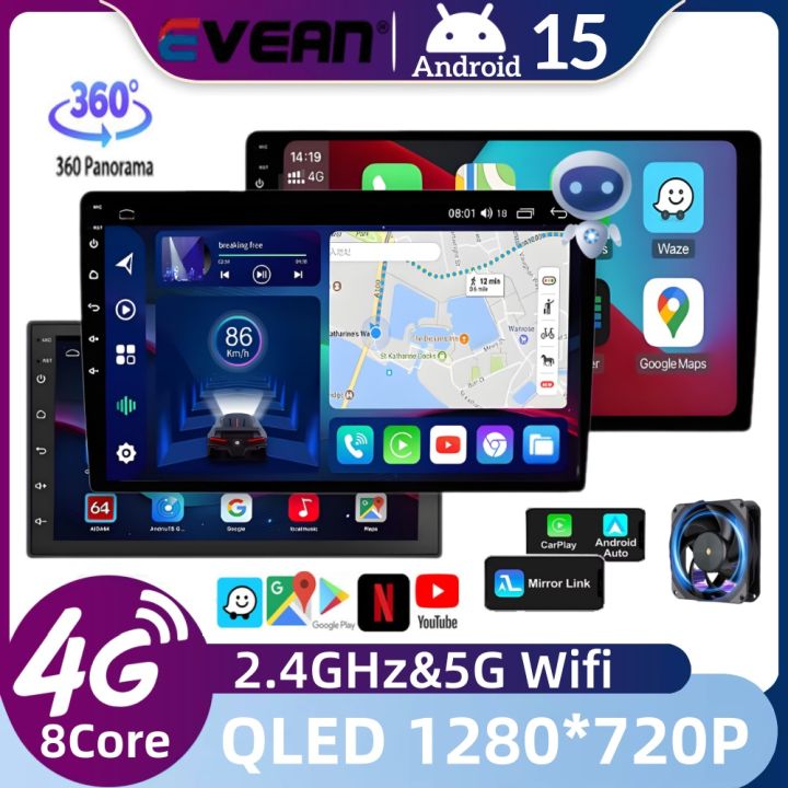 Voice Command 8Core 8GB+128GB Car Android Player with Wireless Carplay ...