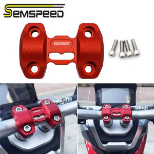 ตัวยึดบาร์ติดตั้ง Stang CNC รถจักรยานยนต์ SEMSPEED ฝาครอบด้านบนสำหรับ Dayang FEKON VENTURE ADV 150